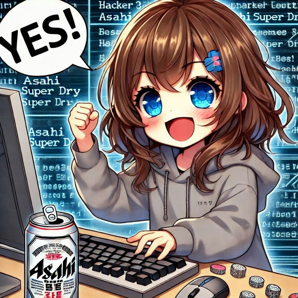 ハッカーの小さな女の子