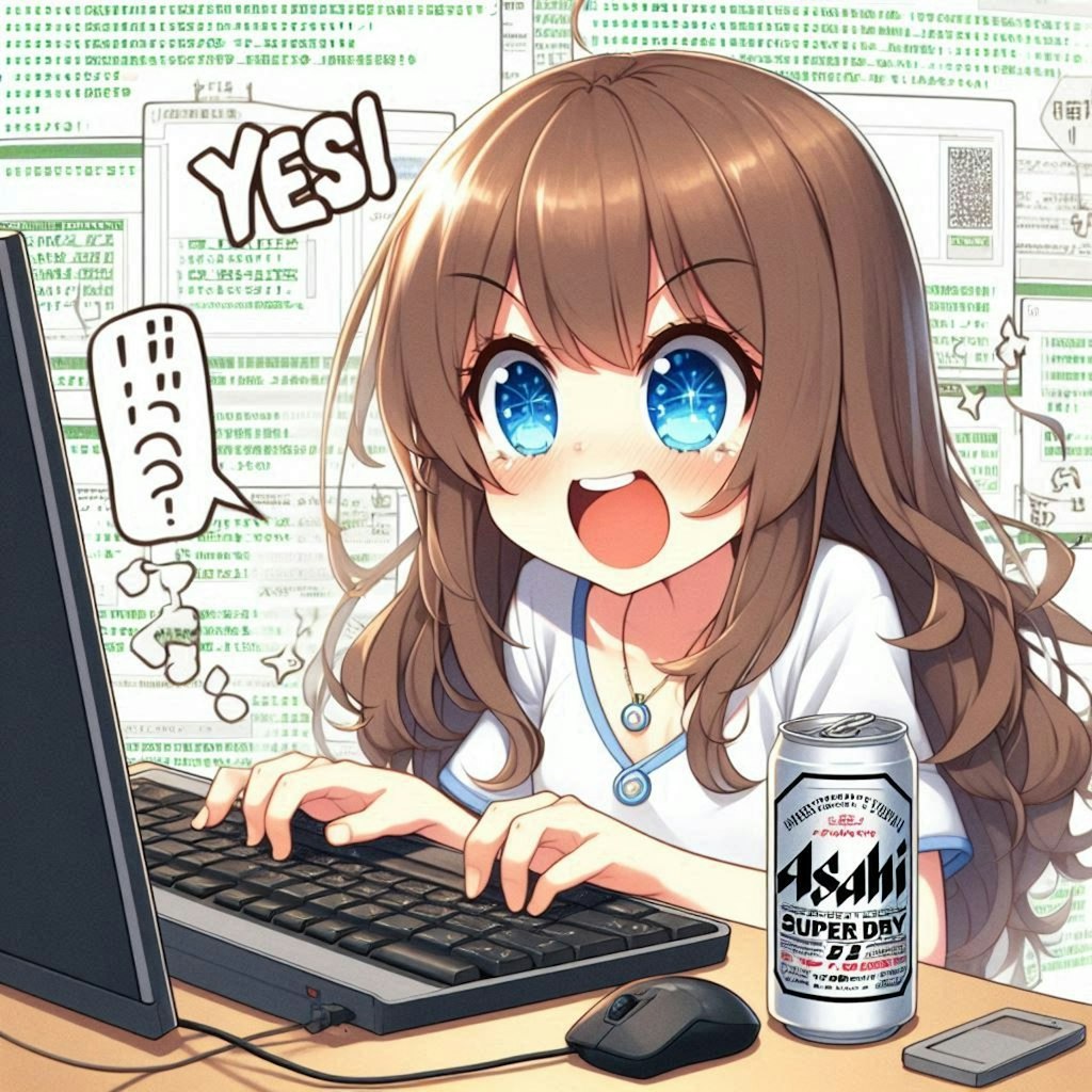 ハッカーの小さな女の子