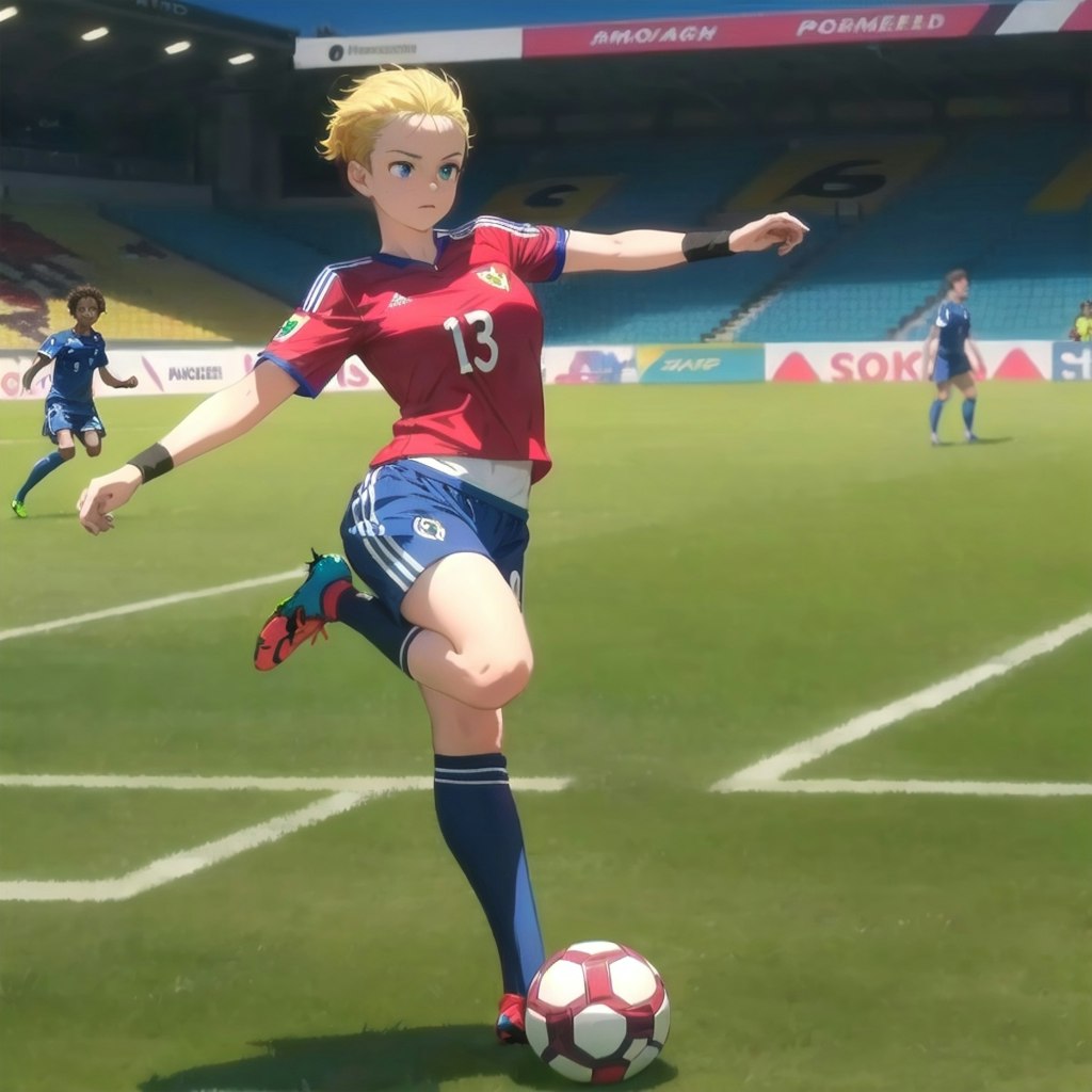 サッカー少女 1