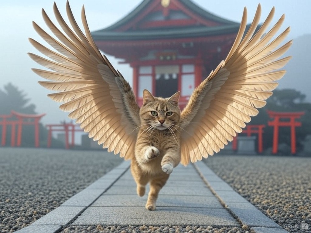 晴れた霧にて猫天使は翔ぶ 【天駆ける翼たち】