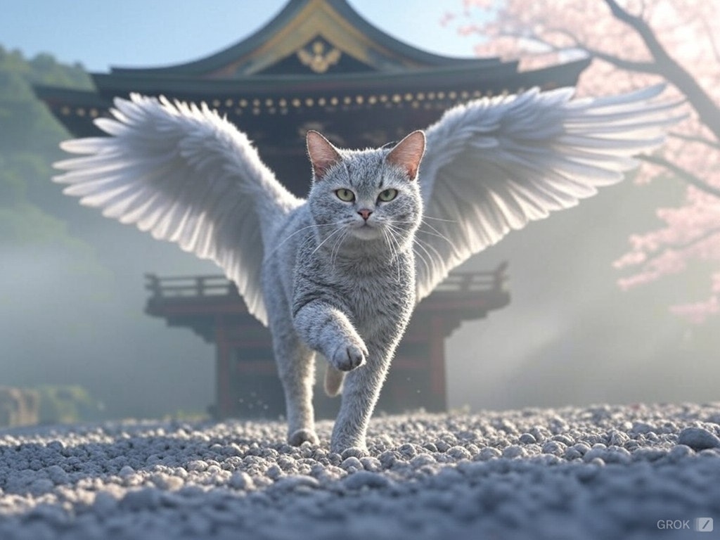 晴れた霧にて猫天使は翔ぶ 【天駆ける翼たち】