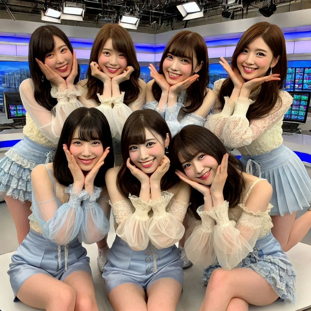 女子アナ集合写真