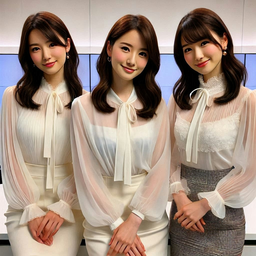 女子アナ集合写真