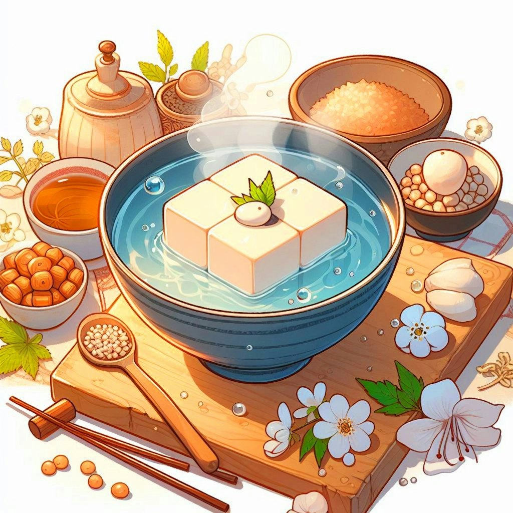湯豆腐を食べよう…？？(4枚)レトロモダン街シリーズ111