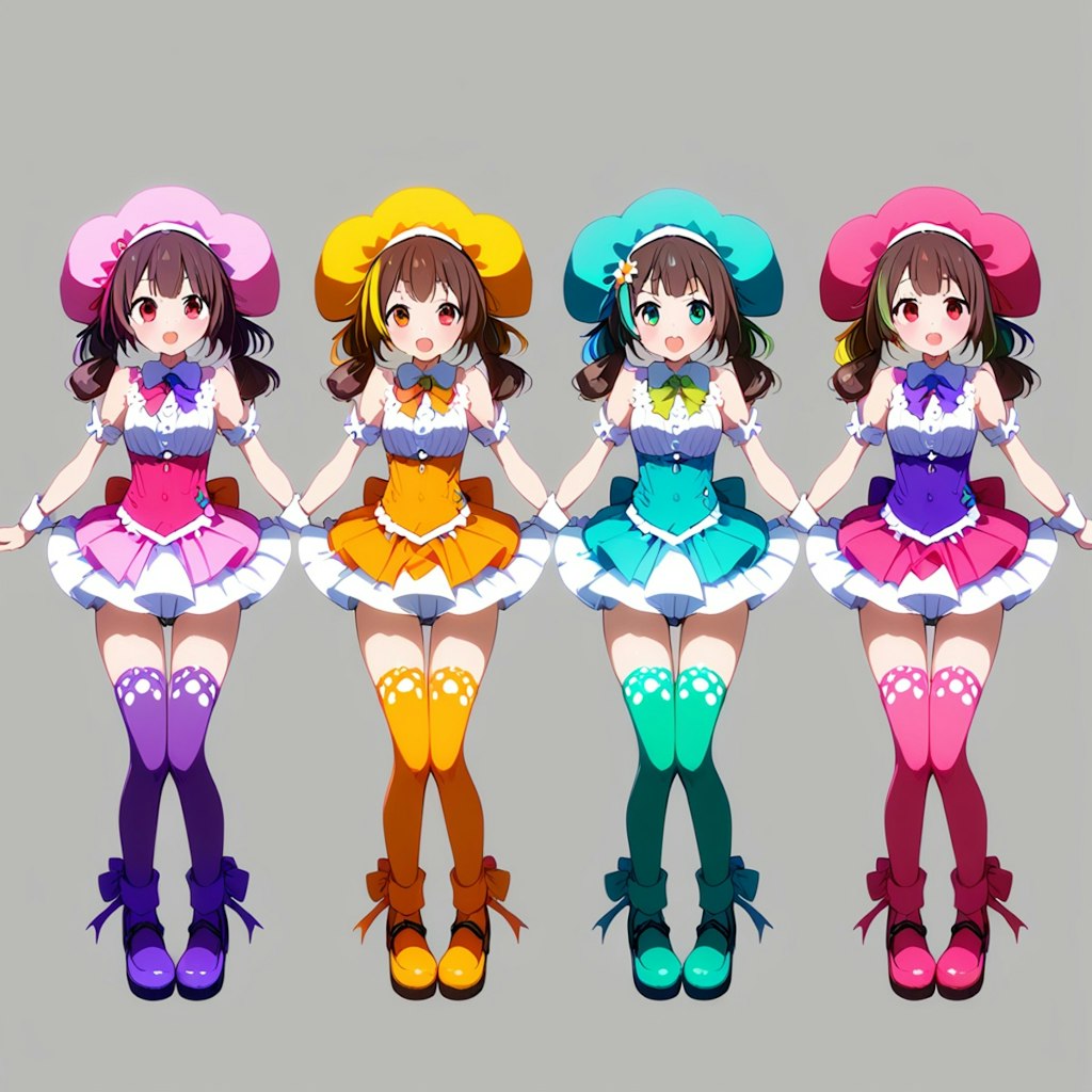 カラフル４人娘