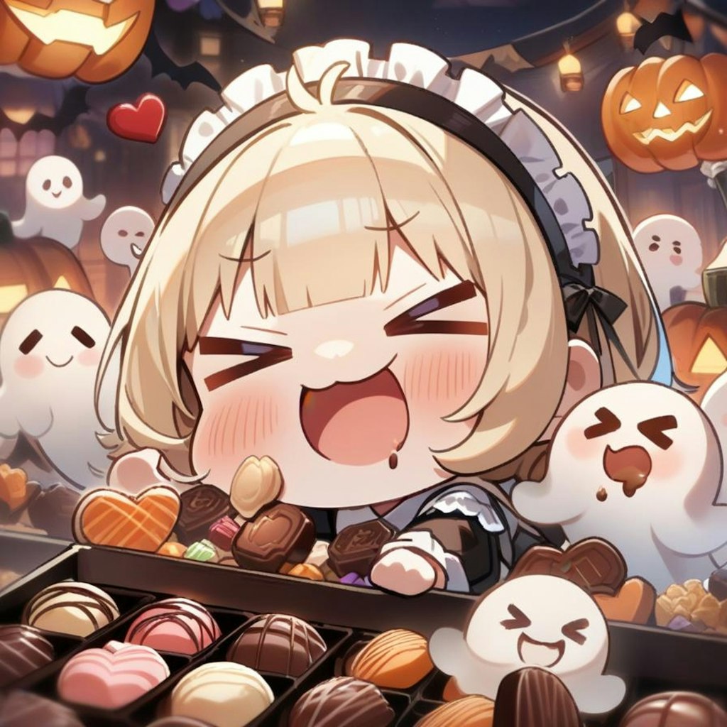 🍪お菓子おゲット！メイドちゃん！🍫