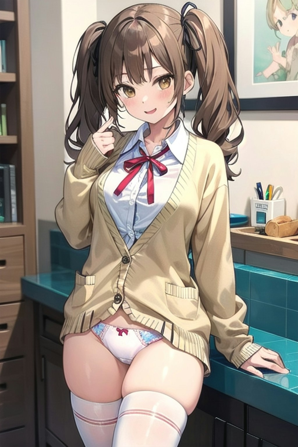 School twintails girl