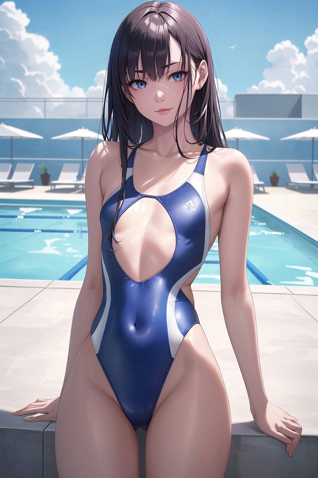 水着女子