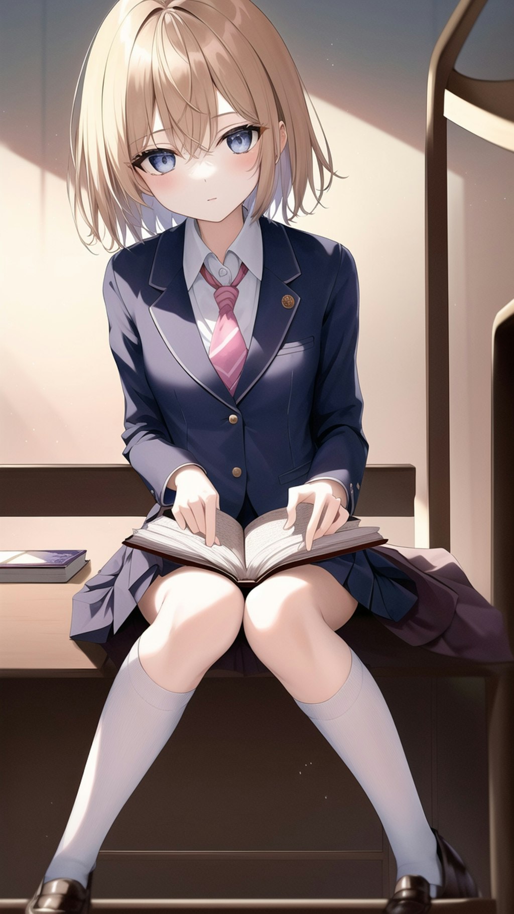 読書中