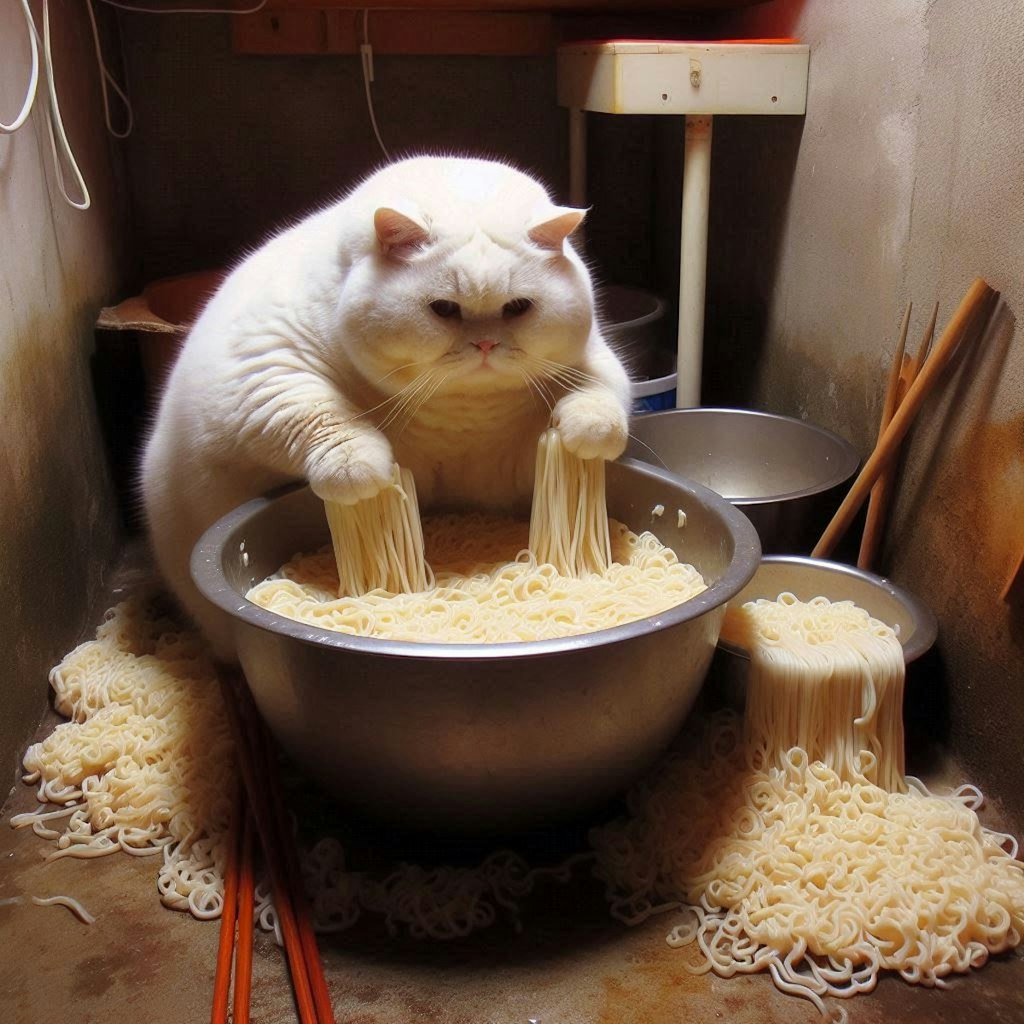 🐱パスタ