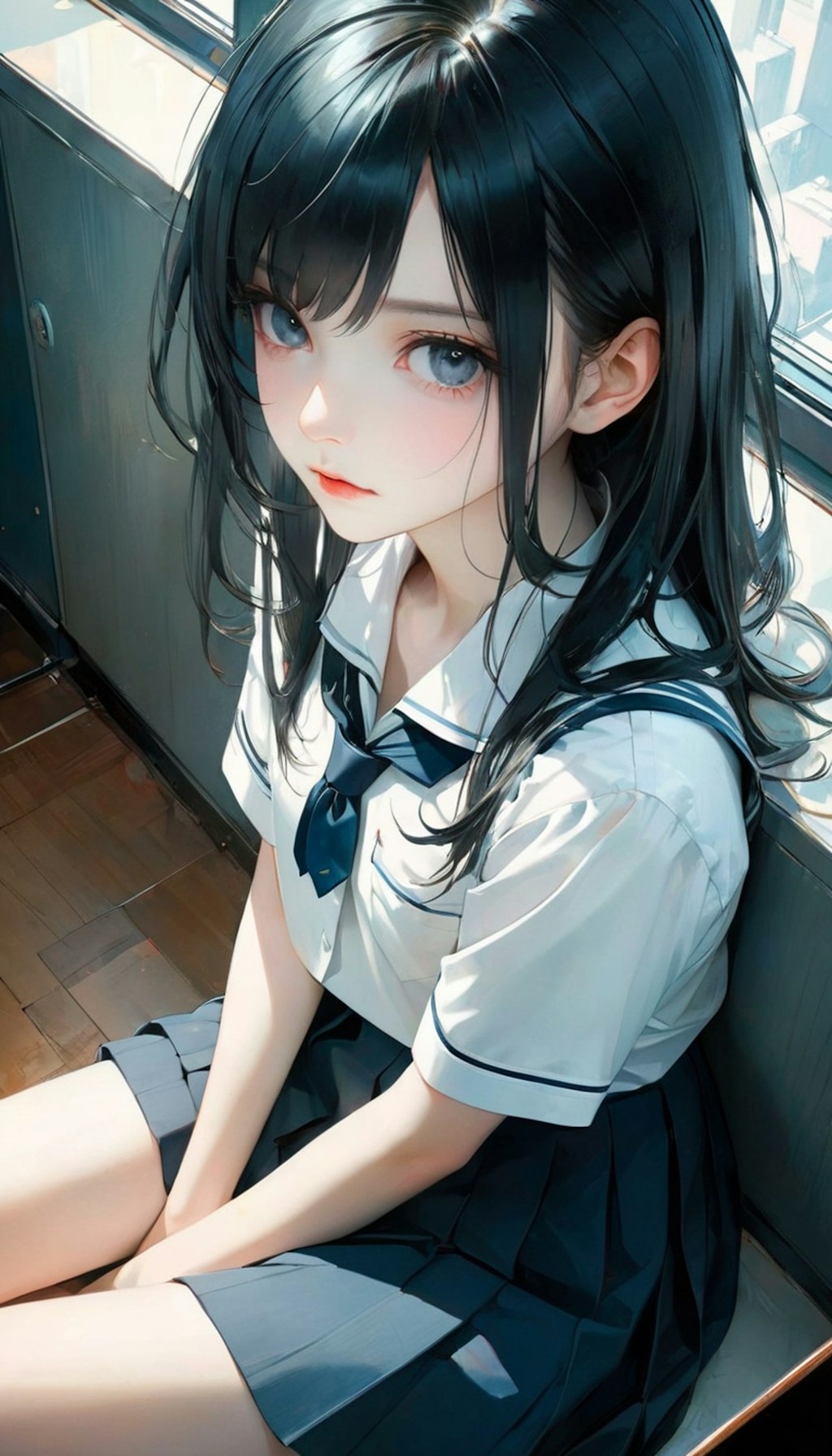 少女と