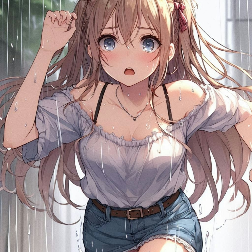 ずぶ濡れナミちゃん