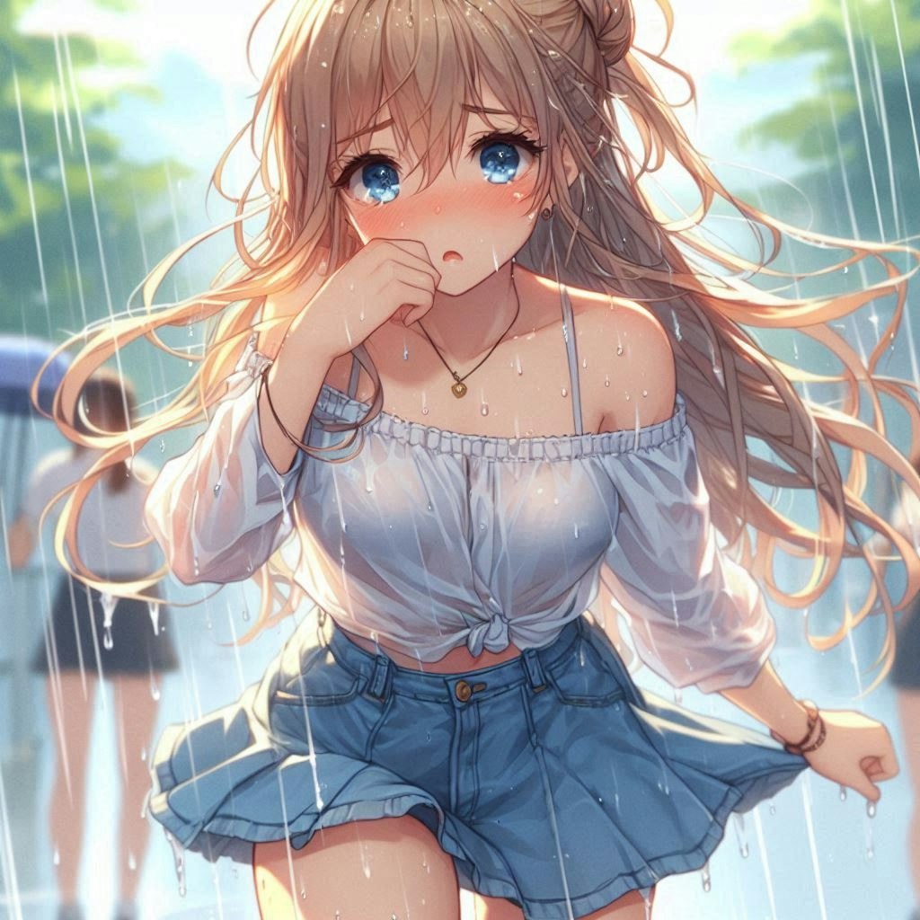ずぶ濡れナミちゃん