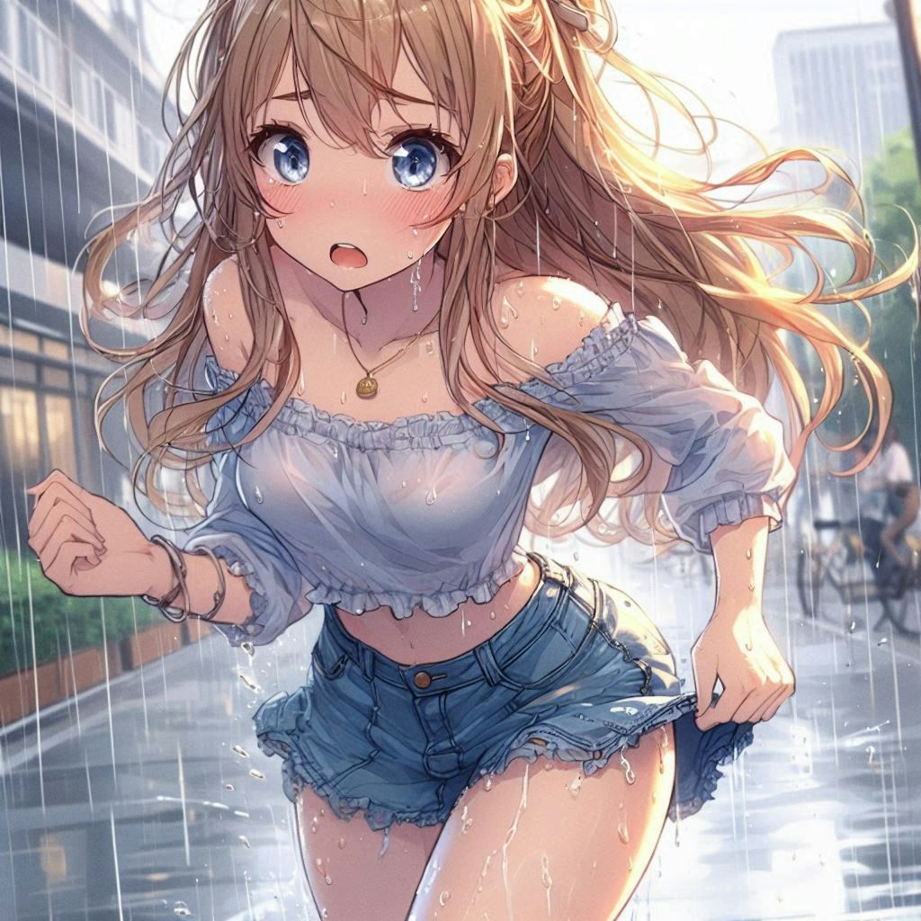 ずぶ濡れナミちゃん