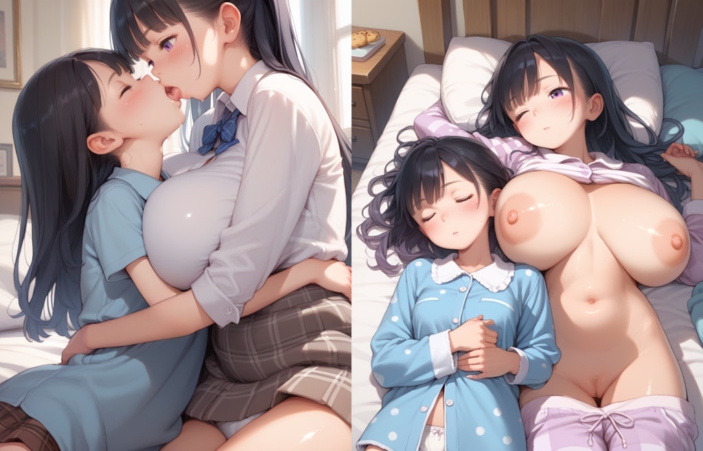 姉妹と仲良し3P💕