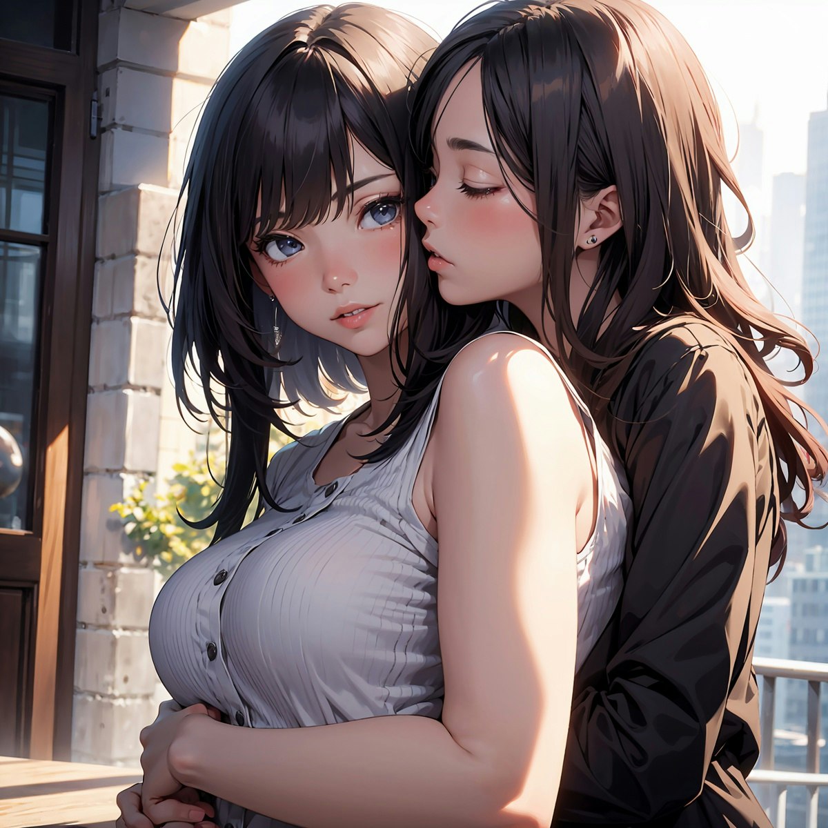 疲れた時の癒し 百合 | chichi-pui（ちちぷい）AIイラスト専用の投稿サイト