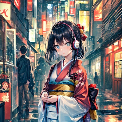 Neo Osaka  Headphone Girl 和-9