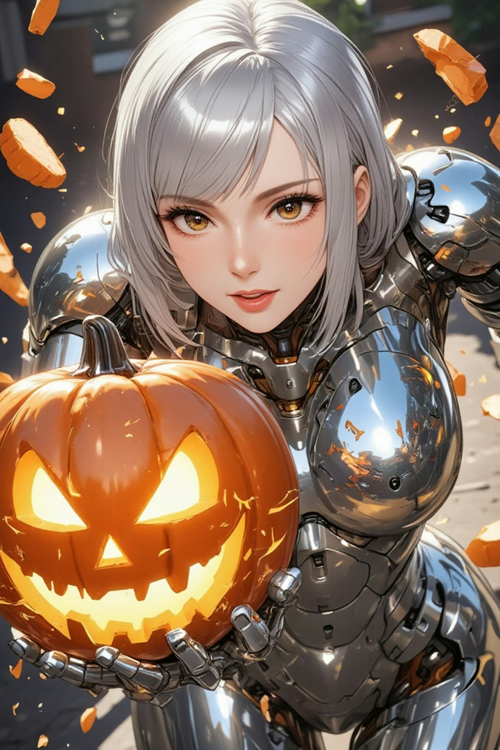 ハロウィン(終）メカ子