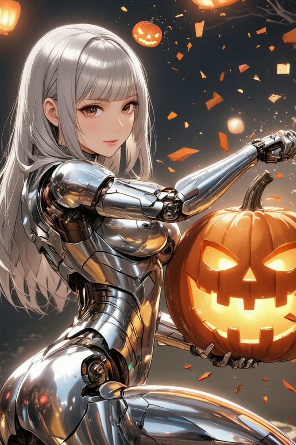 ハロウィン(終）メカ子