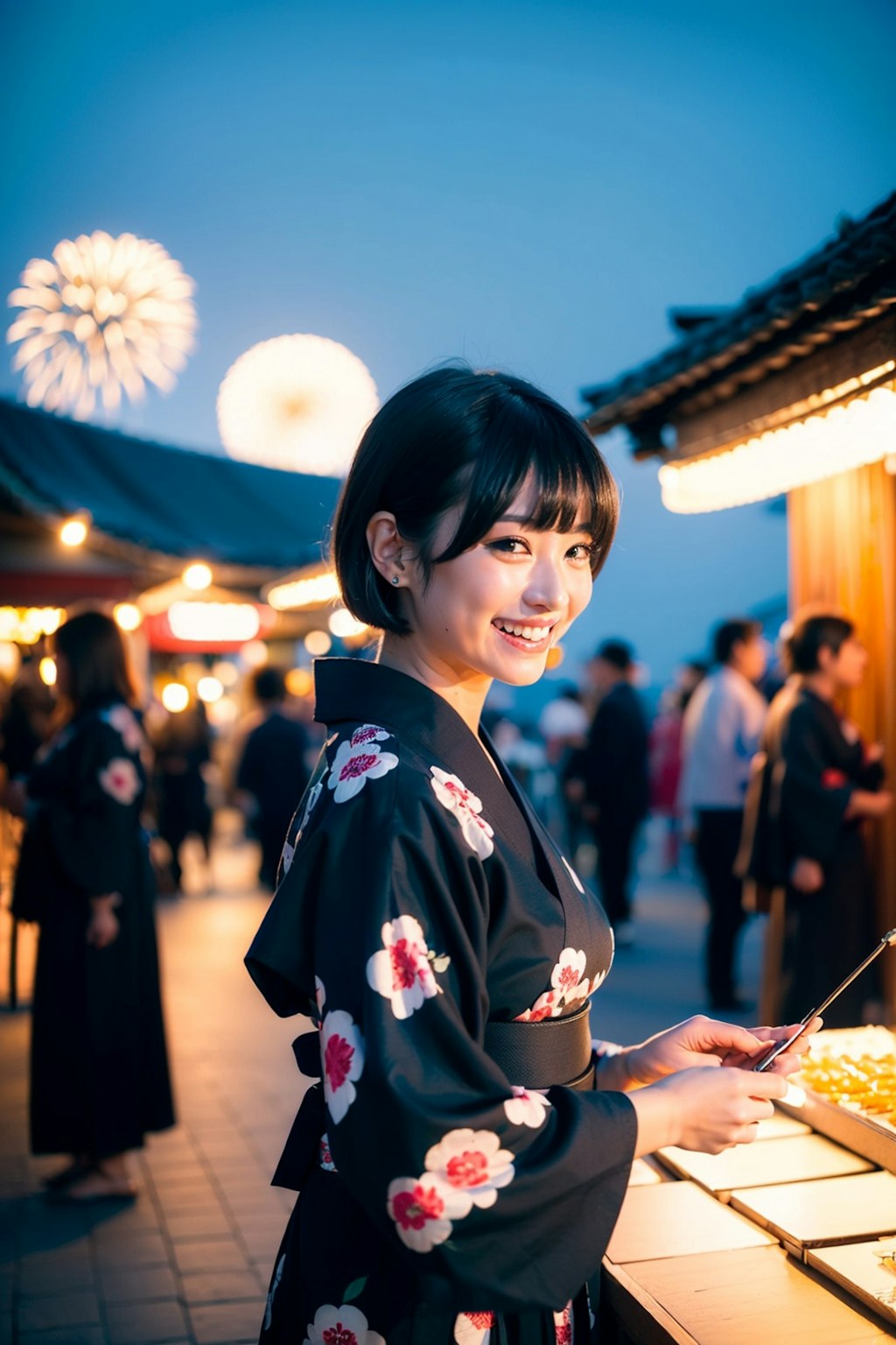 今日の隣席の女性（花火下の彼女）