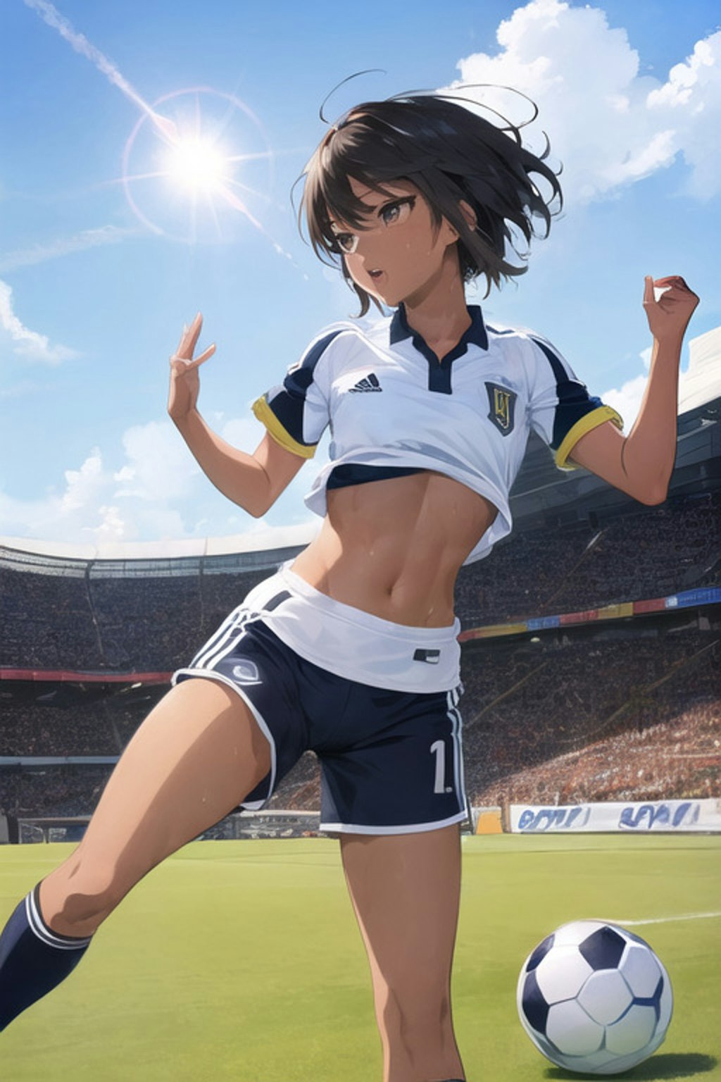 サッカー女子イラスト集