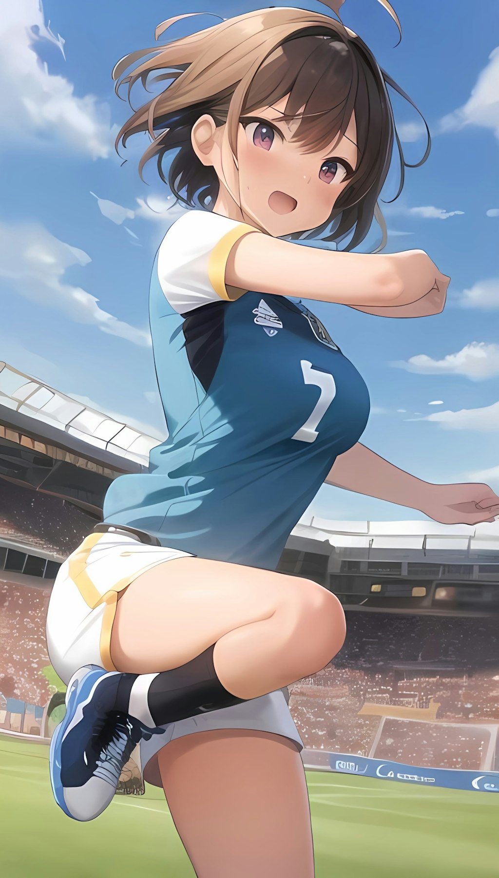 サッカー女子イラスト集