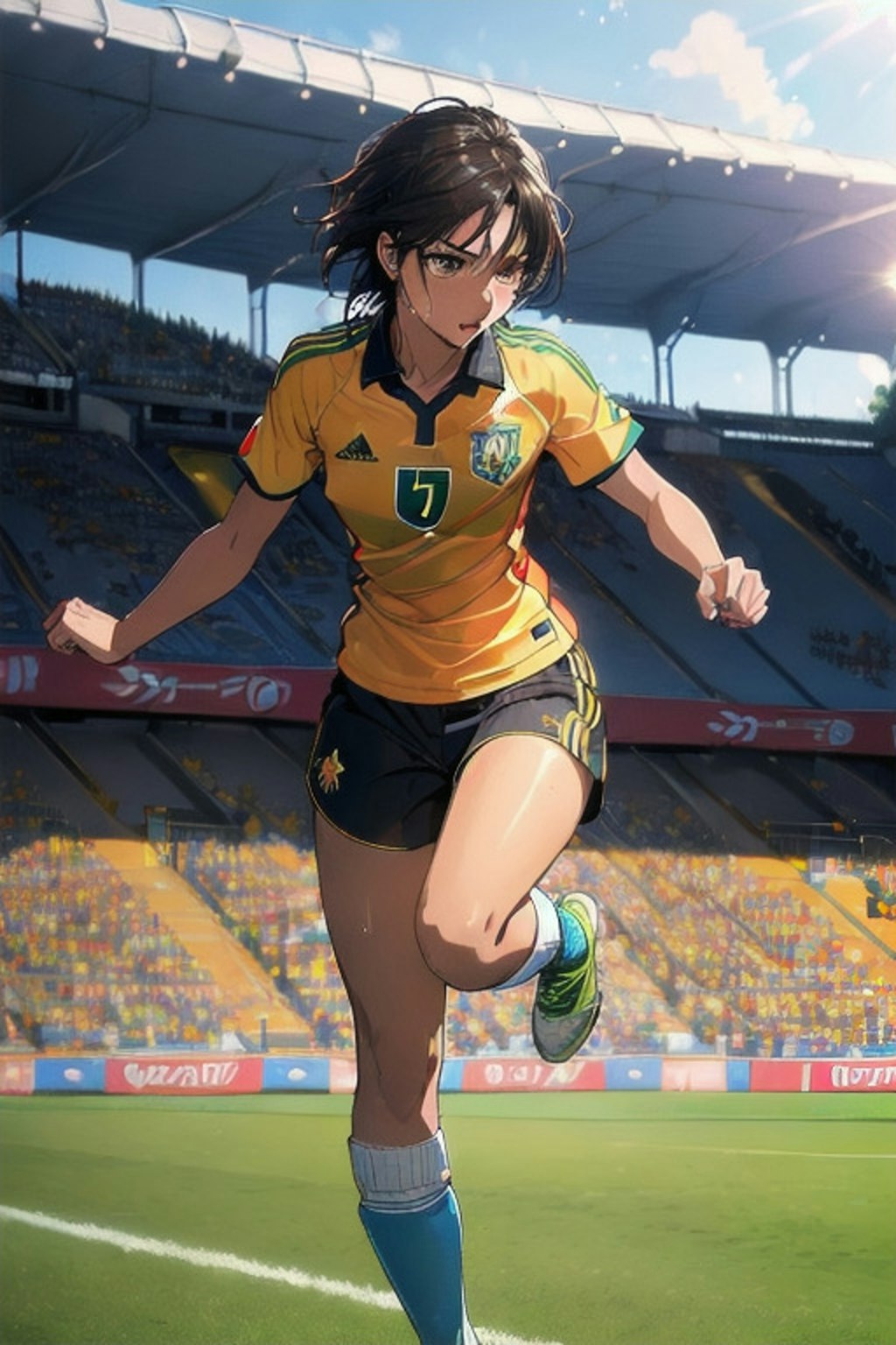 サッカー女子イラスト集