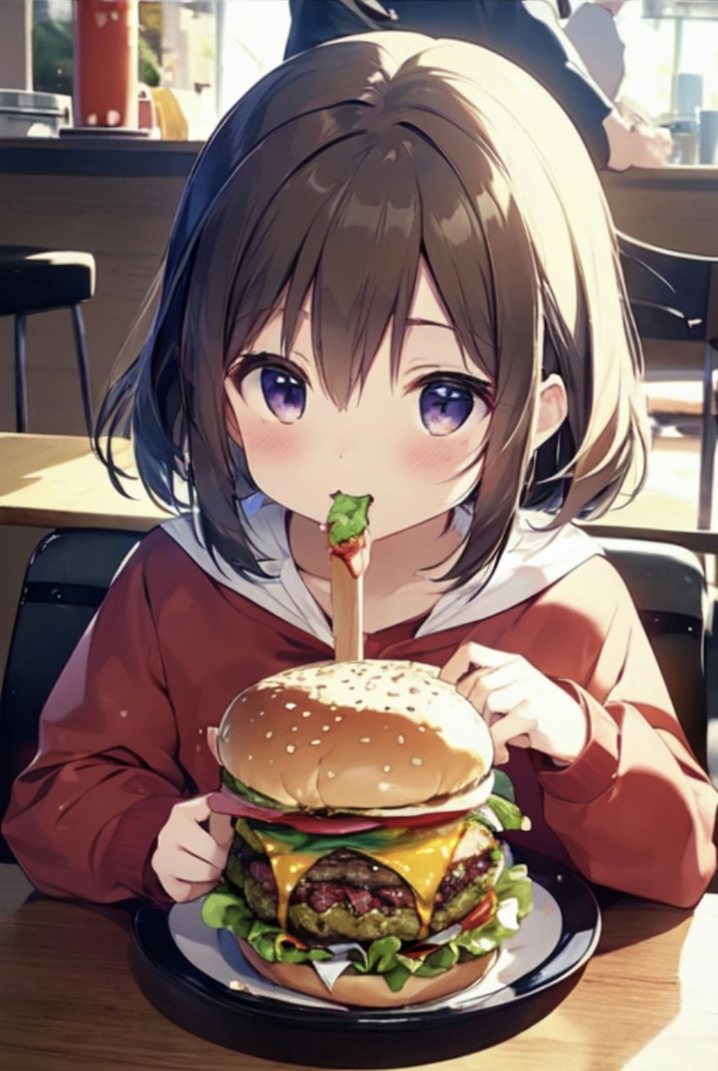 ハンバーガー9☆