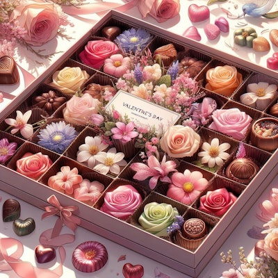 高級『flower chocolate』