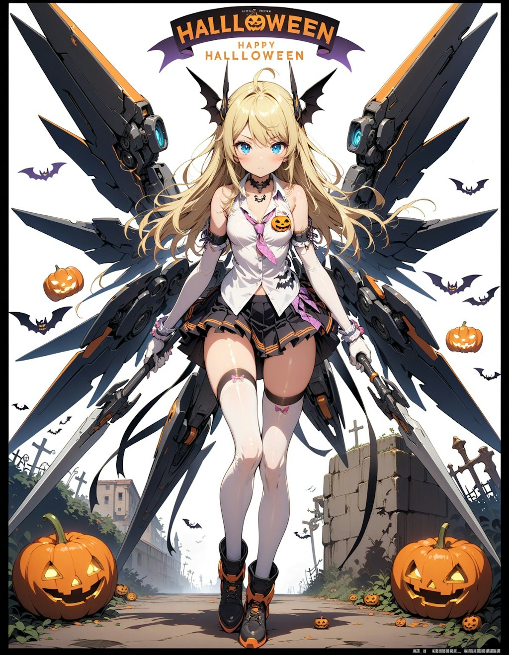 ハロウィンメカ娘