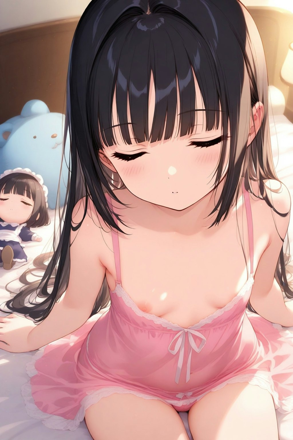 むにゃぁ、もうあさぁ？