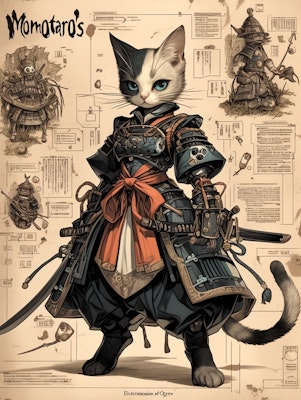 鎧武者猫