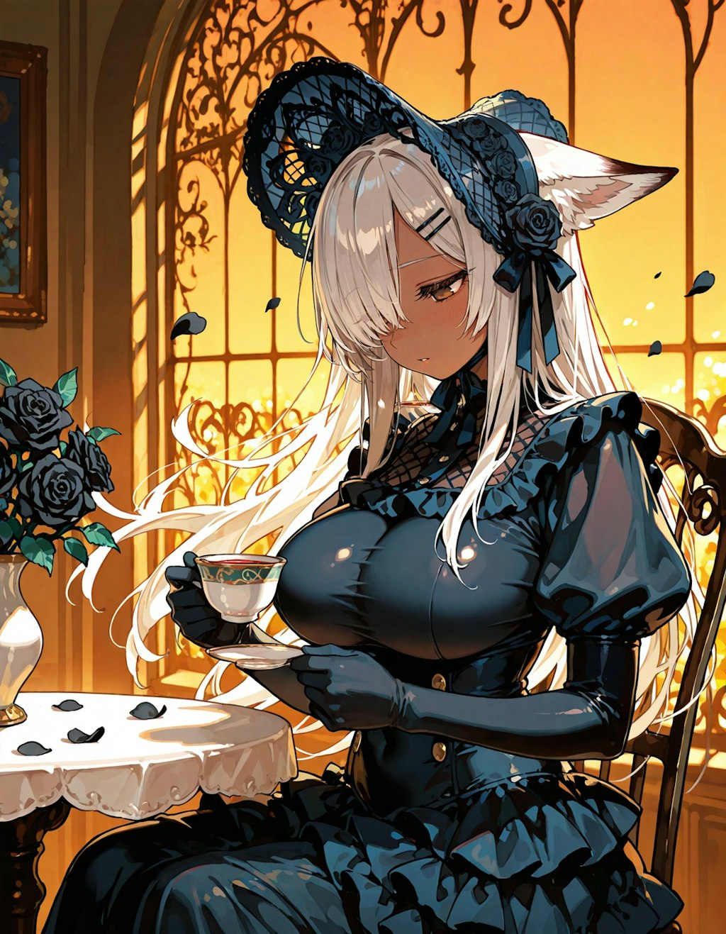 黒薔薇お茶会