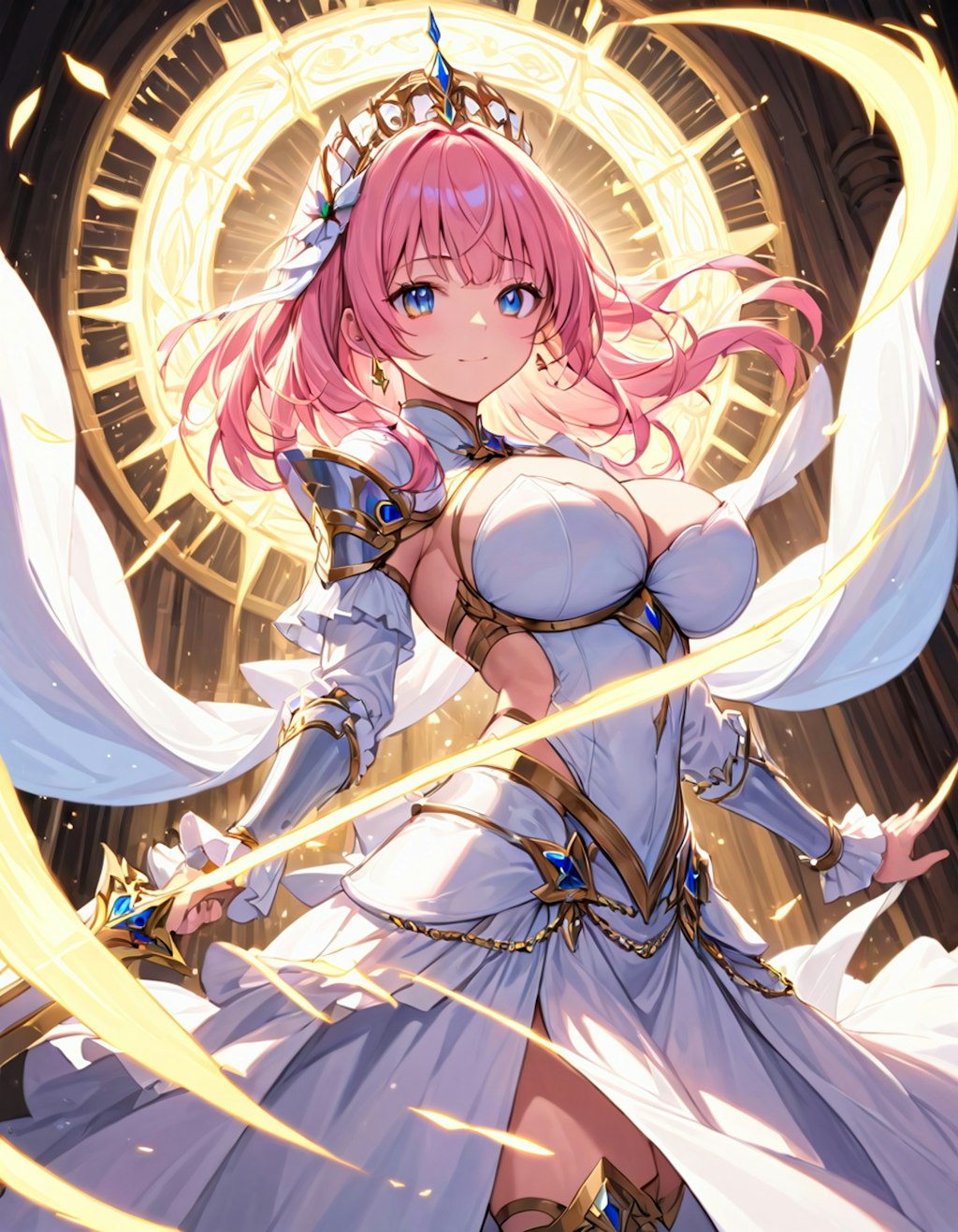 Pink Hair Sacred Knight