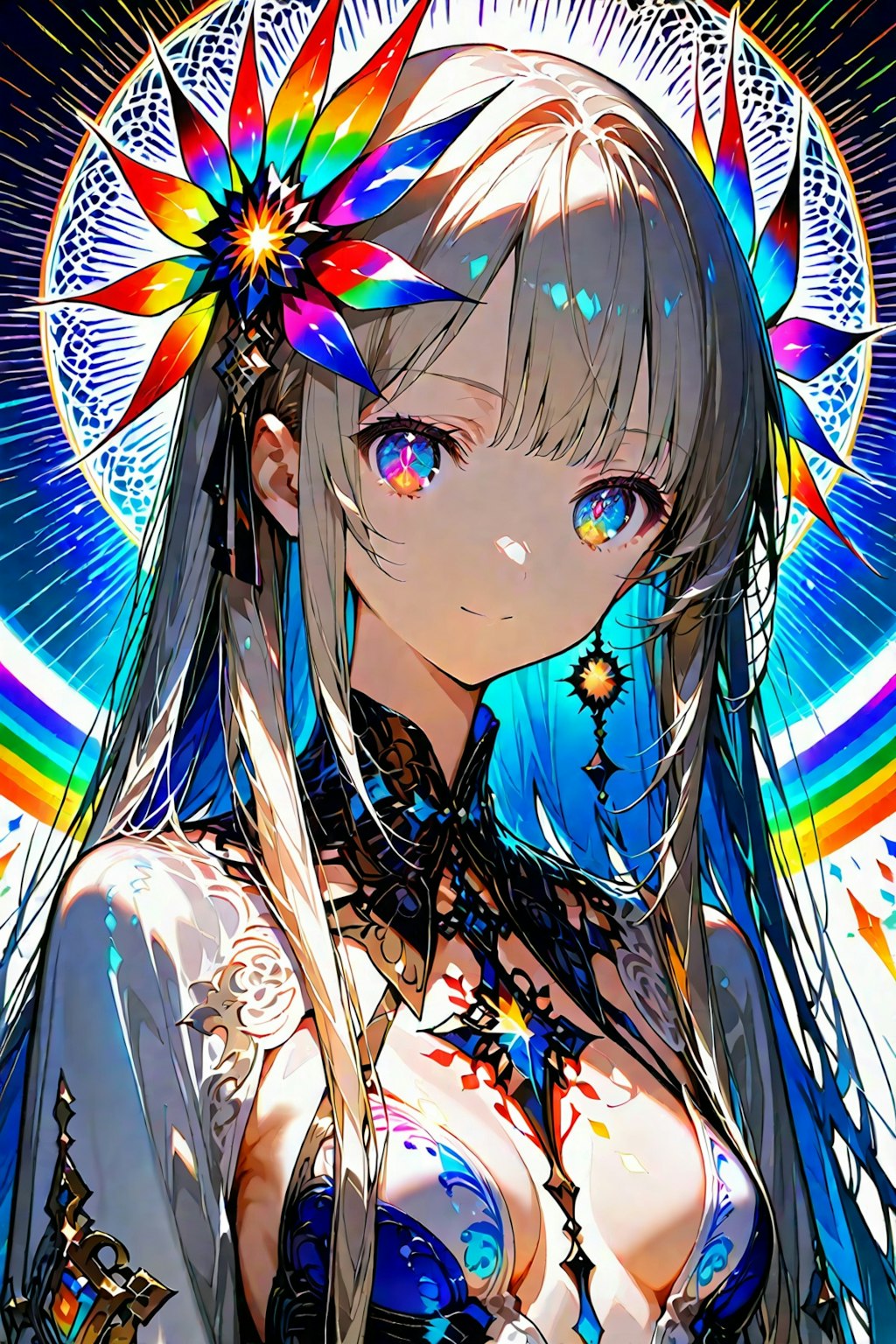光り輝く背景