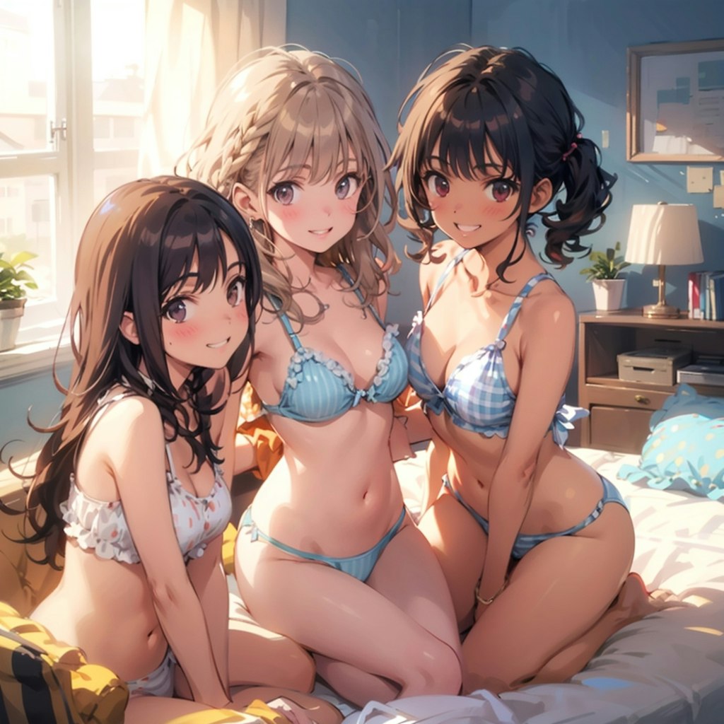 3姉妹の下着