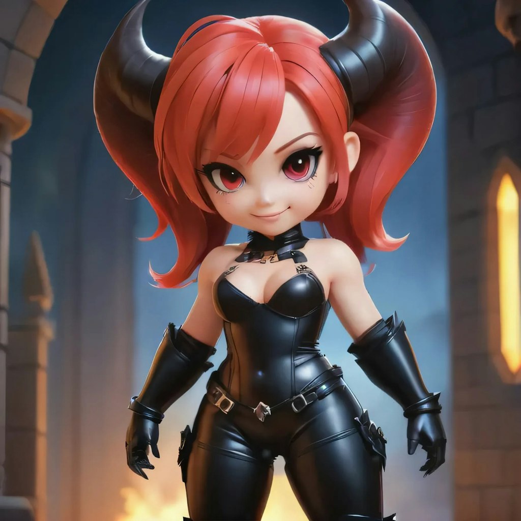 Chibi succubus