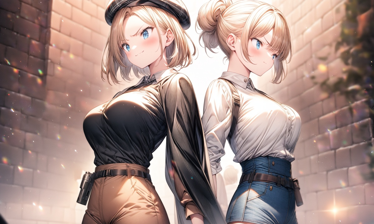 怪盗VS探偵XL | chichi-pui（ちちぷい）AIイラスト専用の投稿＆生成サイト