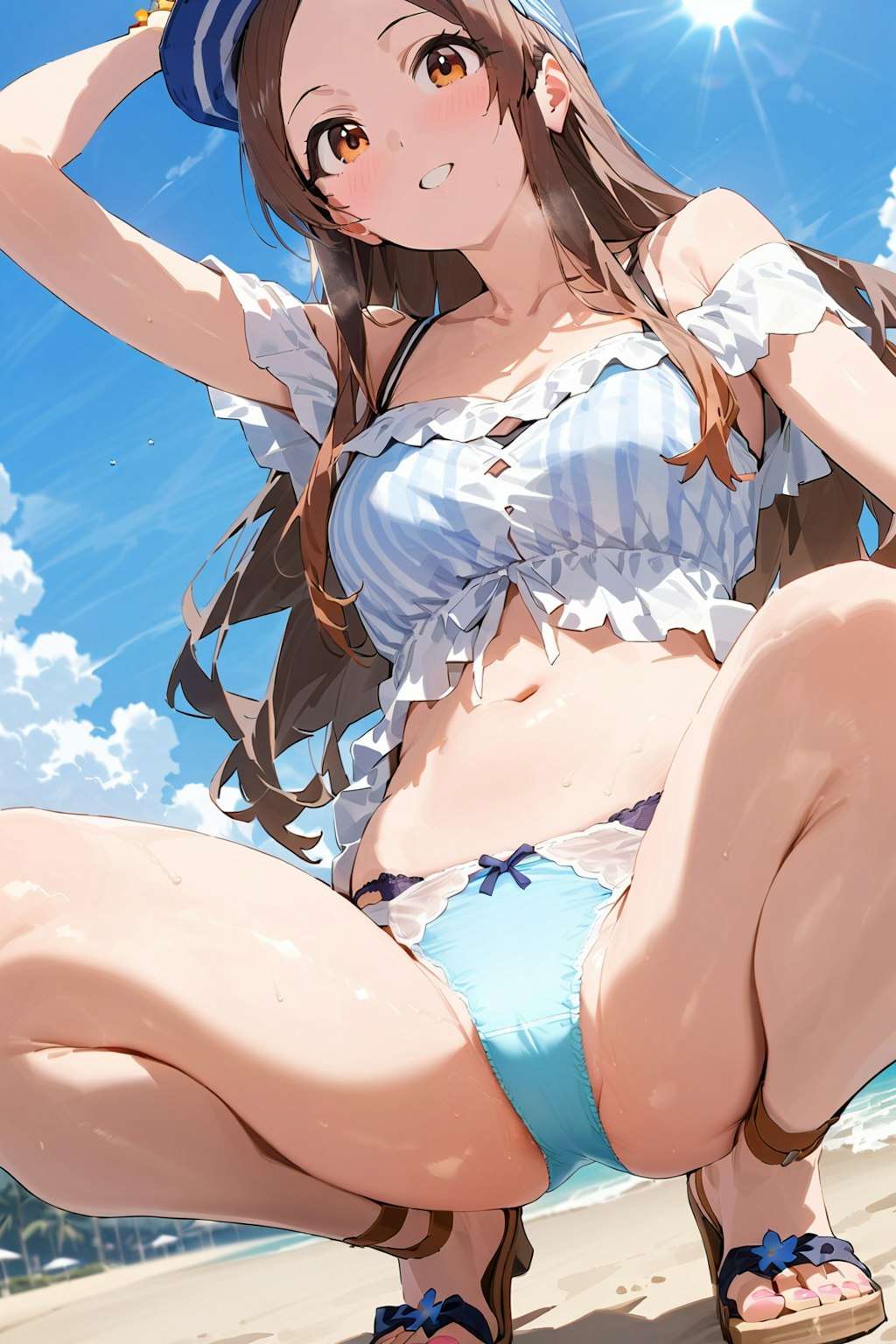 水着のお姉さん