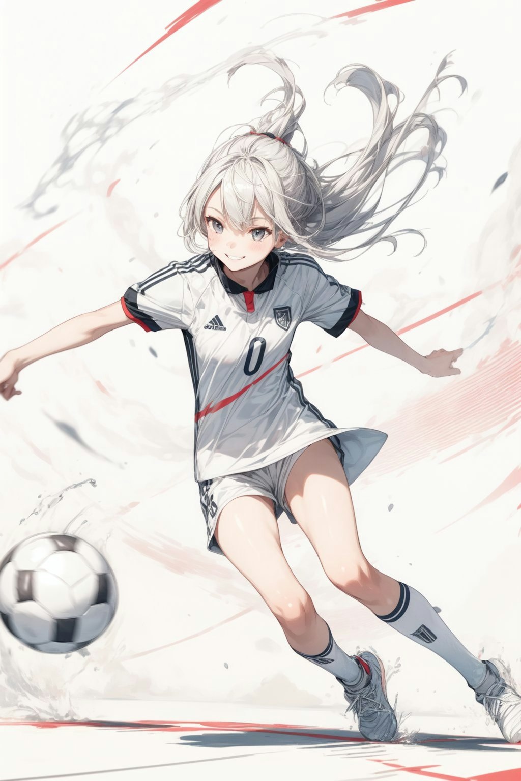 サッカー少女