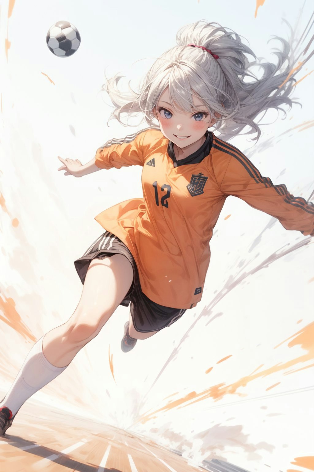 サッカー少女