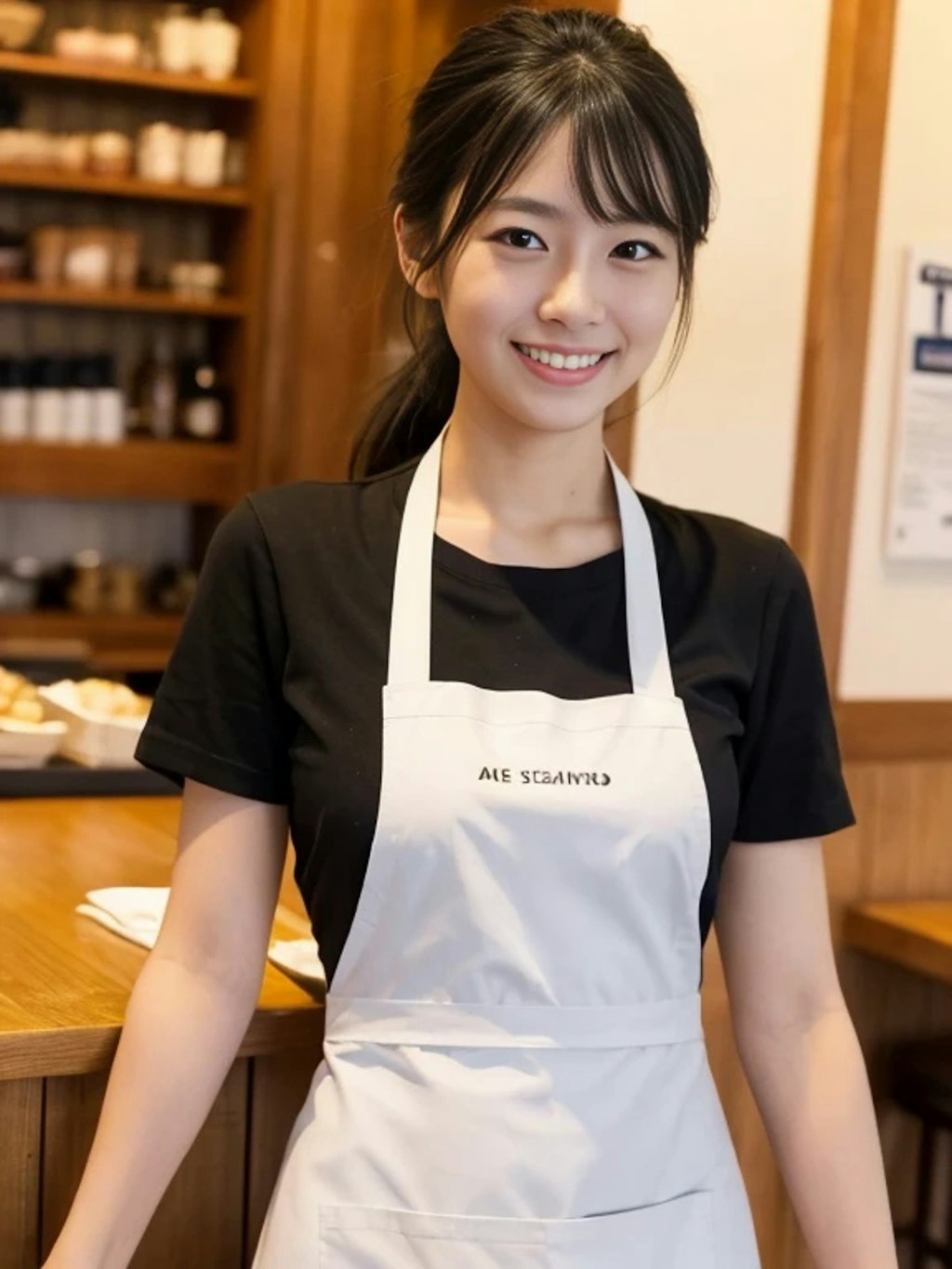 カフェの看板娘