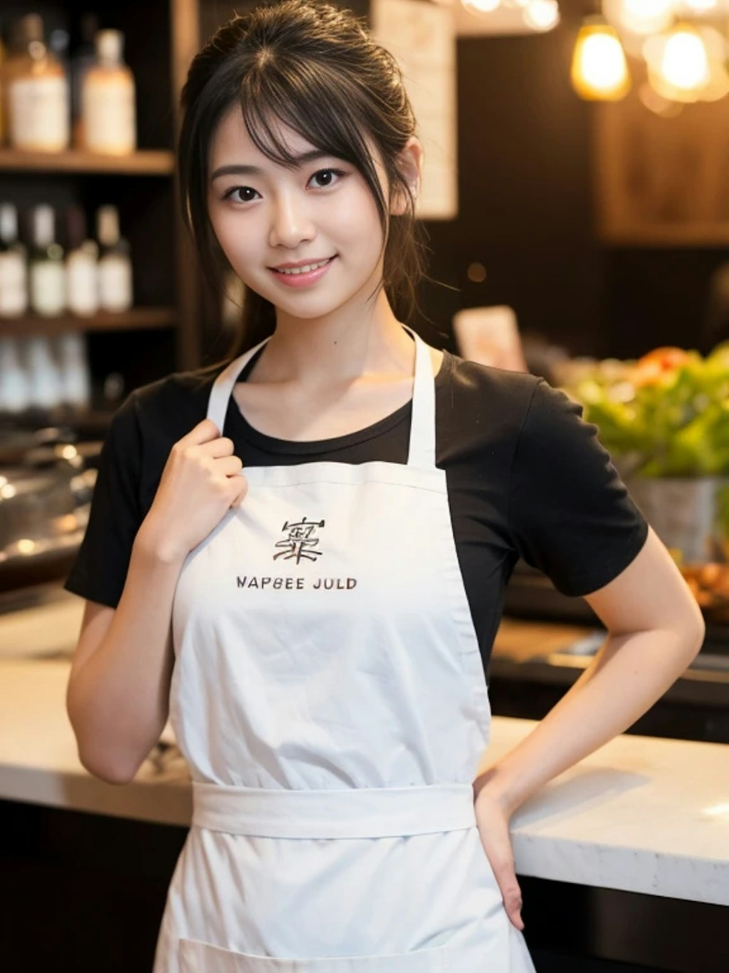 カフェの看板娘