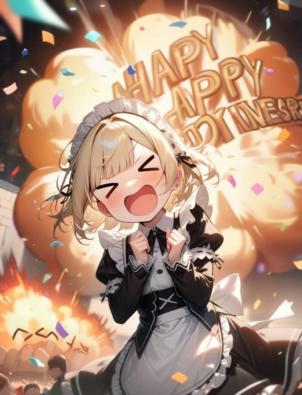 🎊パッション爆発してアニバーサリーし過ぎちゃう系メイドちゃん🎊