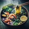 海苔seafood noodle