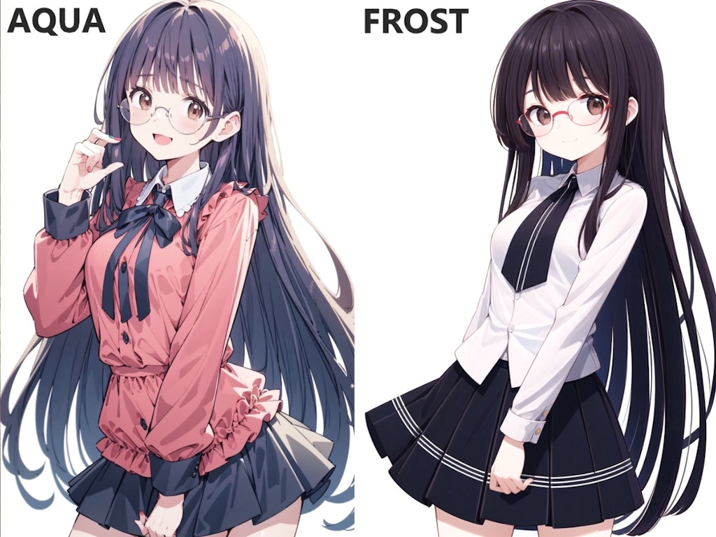 『AQUA』『FROST』比較