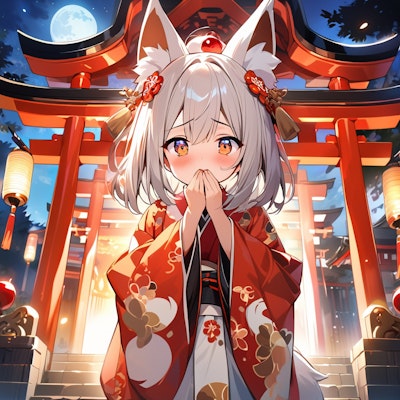 稲荷神社でお参りしたら、狐になってしまった！！