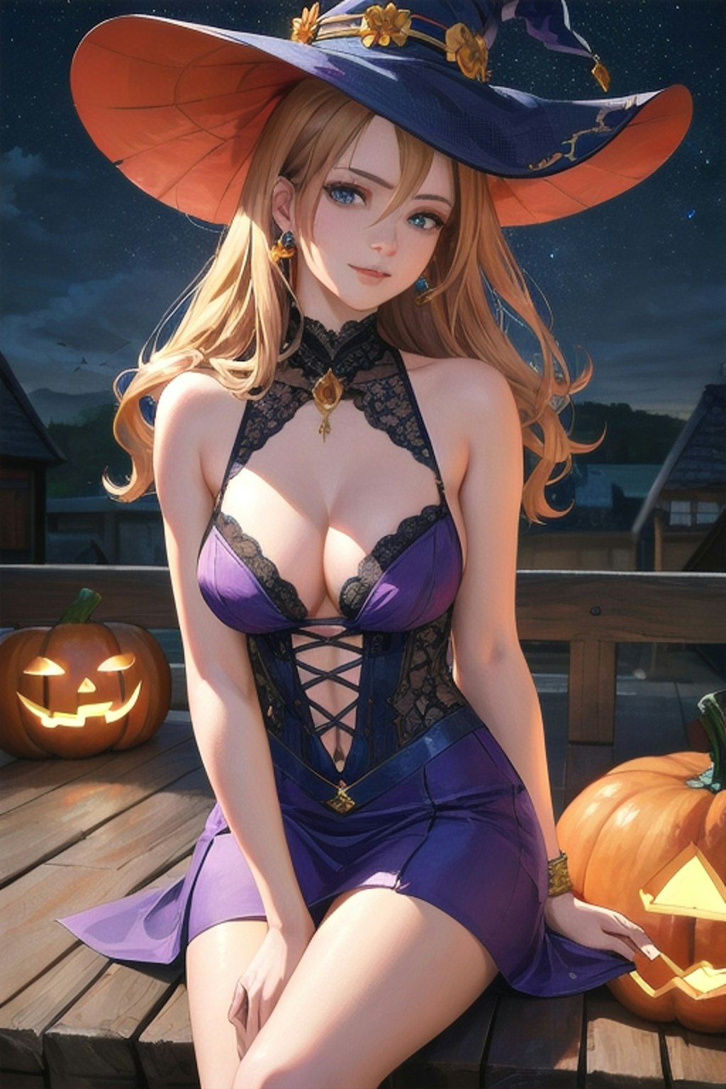 ハロウィンの魔女