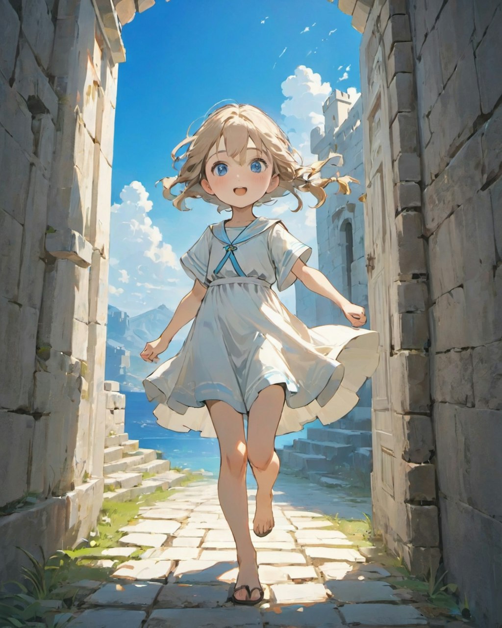 白い服編