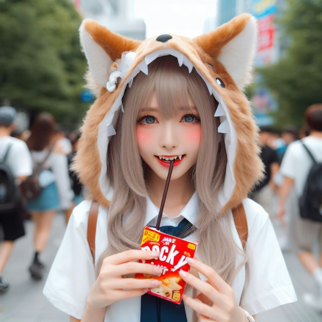 ポッキー🐺フォト